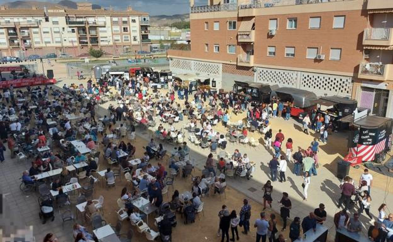 El Bulevar de Santa Fe, durante la celebración de las ferias 'Stock Fuera' y 'Locos por los Foodtrucks'.