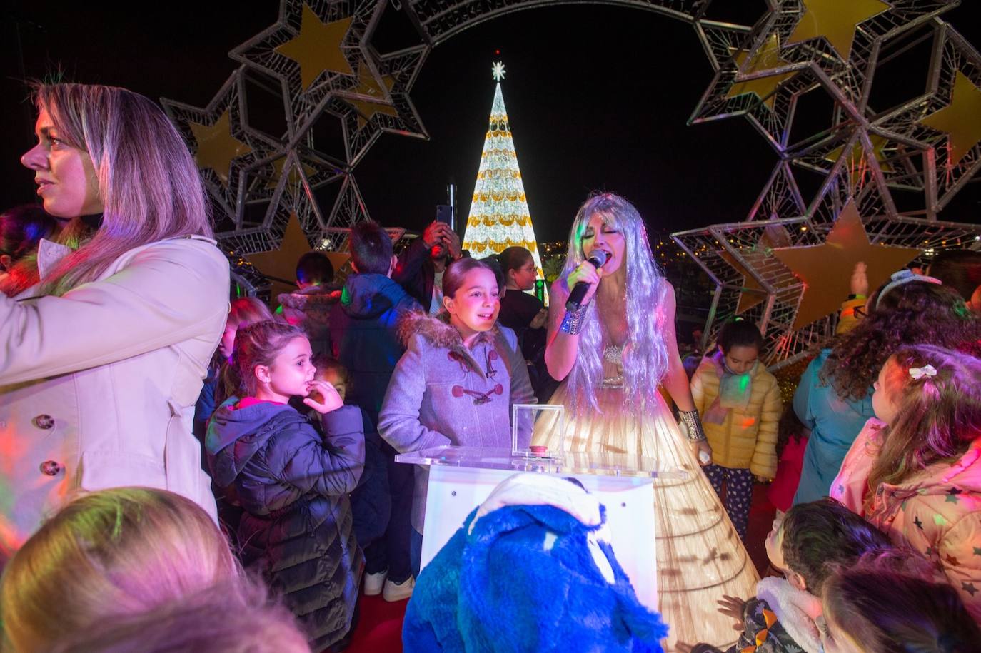 Encendido en el centro comercial Nevada. 
