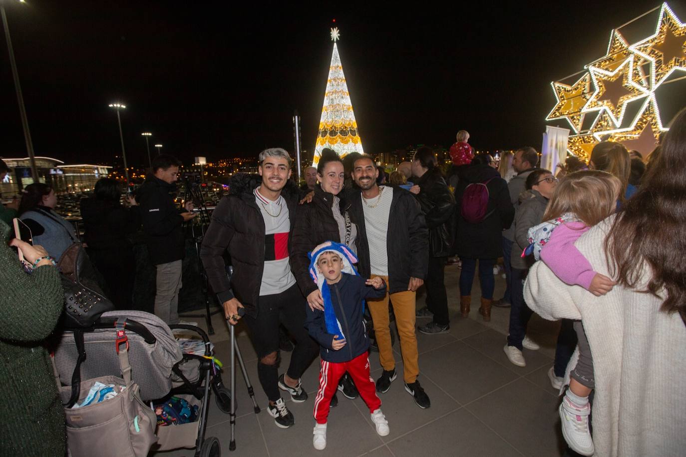 Encendido en el centro comercial Nevada. 