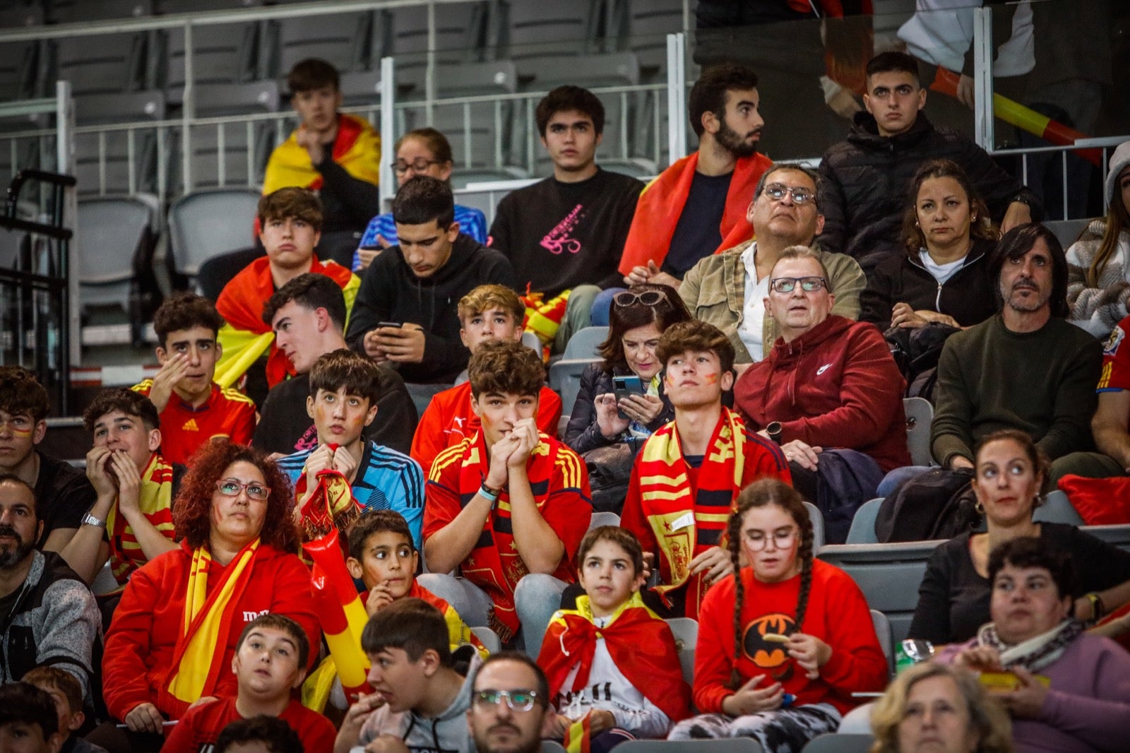 Ambiente en el Palacio de Deportes de Granada. 