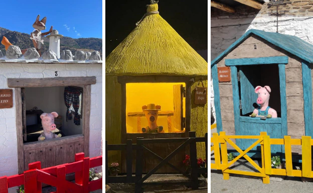 Casas de los tres cerditos en Trevélez. 