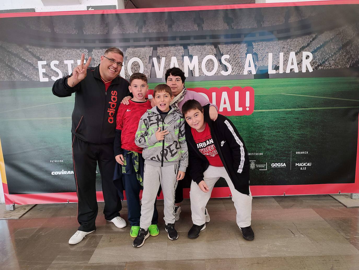 Photocall en el Palacio de los Deportes para el primer partido de España en el Mundial