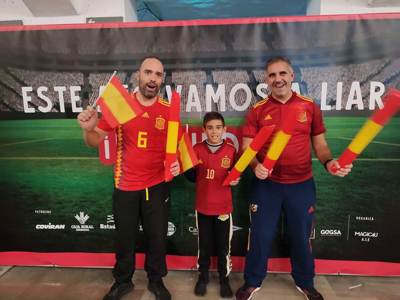 Photocall en el Palacio de los Deportes para el primer partido de España en el Mundial