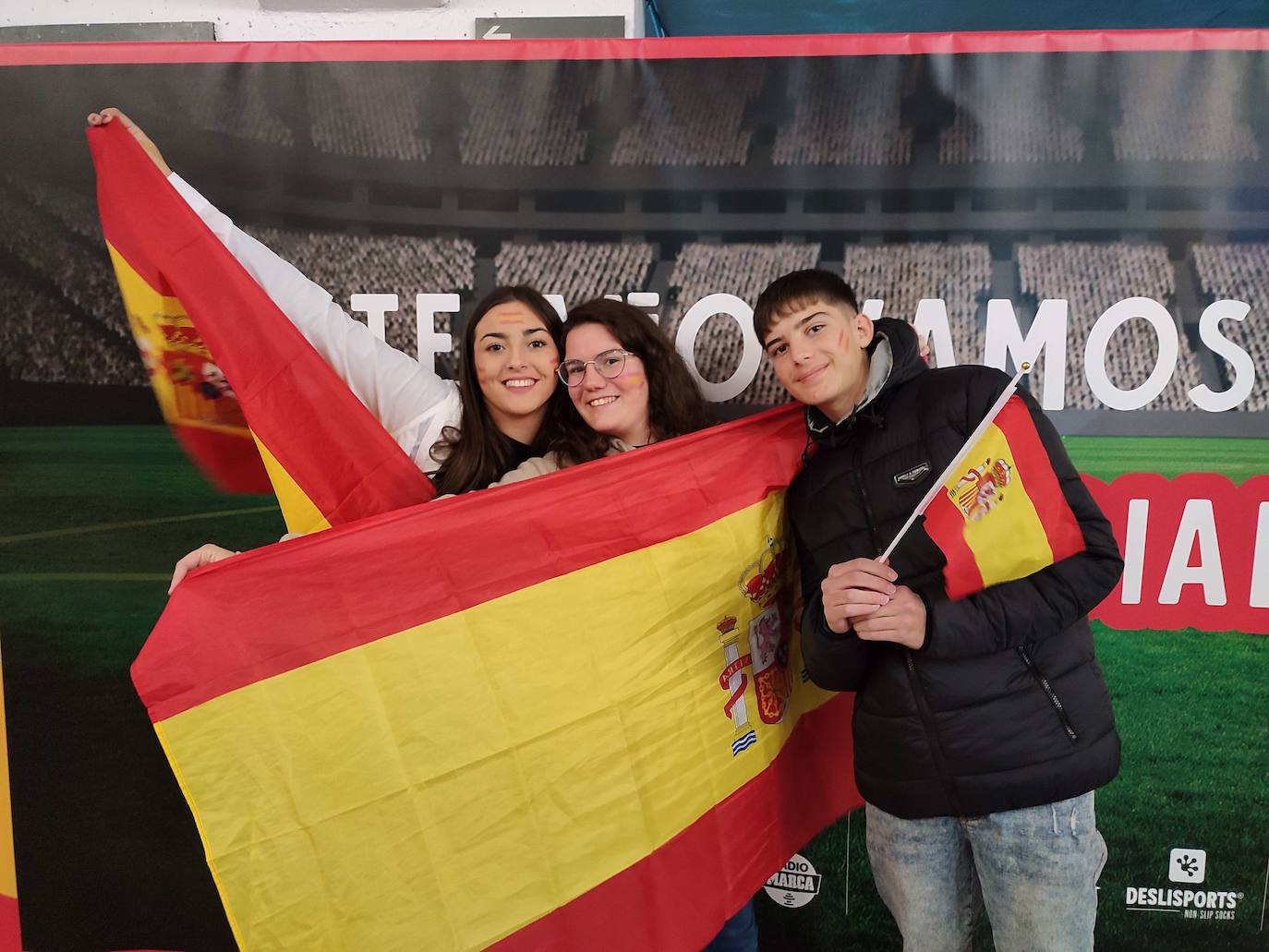 Photocall en el Palacio de los Deportes para el primer partido de España en el Mundial