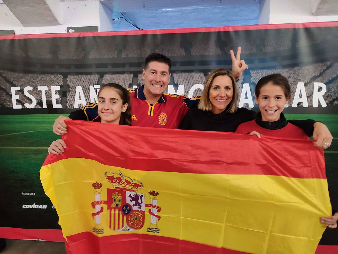 Photocall en el Palacio de los Deportes para el primer partido de España en el Mundial