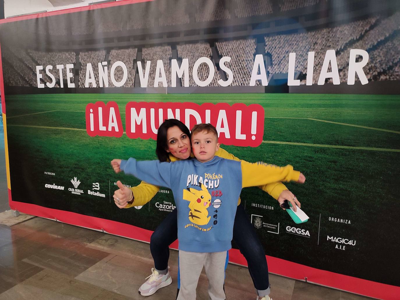 Photocall en el Palacio de los Deportes para el primer partido de España en el Mundial