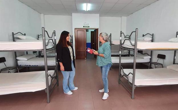 El albergue de la capital ha sido el primero en abrir y el que tiene mayor demanda. 