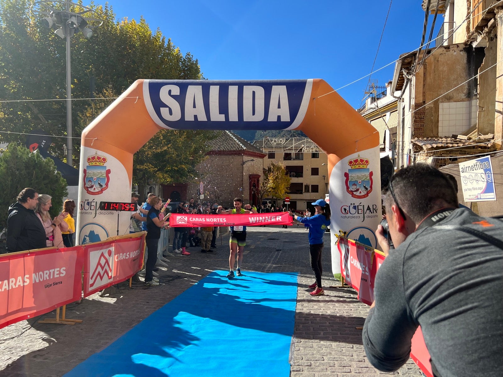Imagen de la carrera disputada el sábado en la localidad serrana.