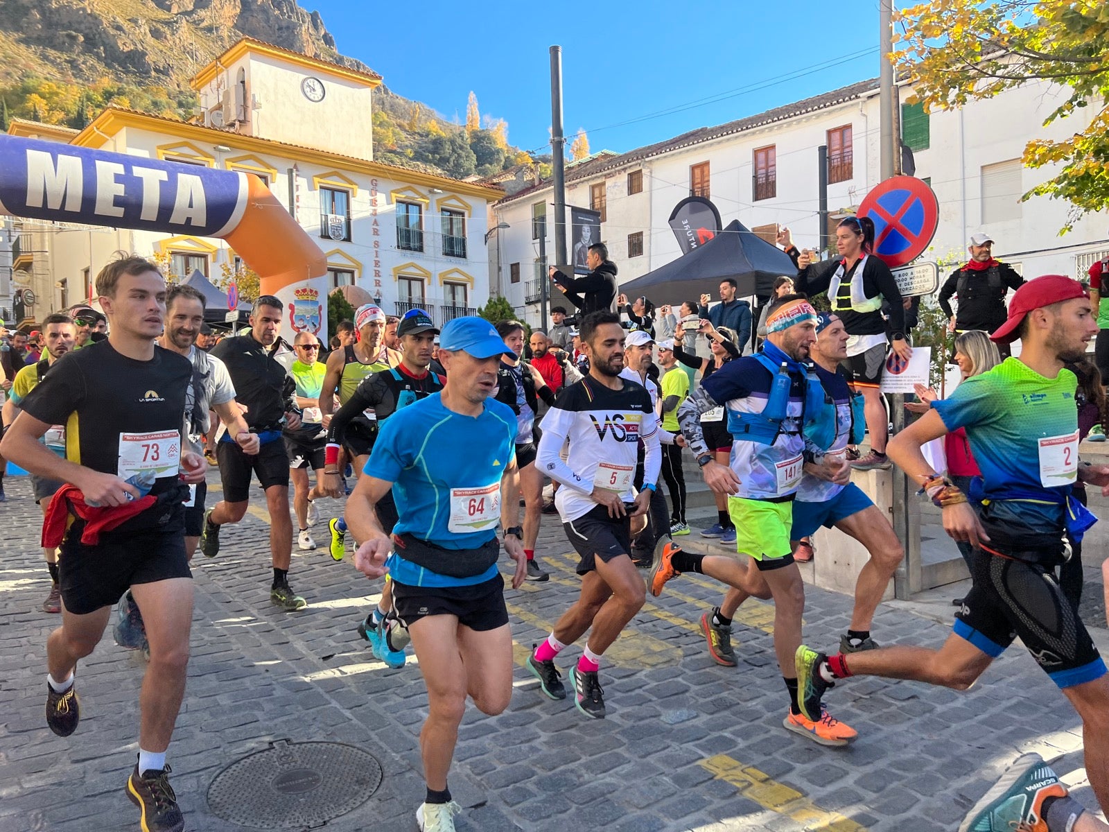 Imagen de la carrera disputada el sábado en la localidad serrana.