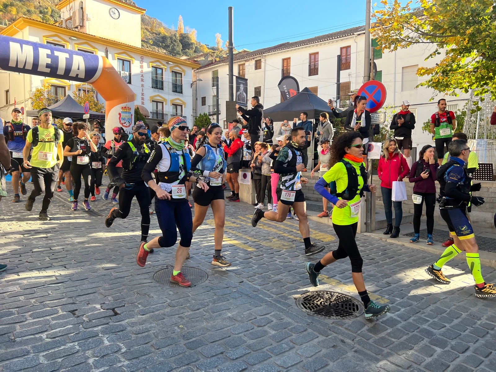 Imagen de la carrera disputada el sábado en la localidad serrana.