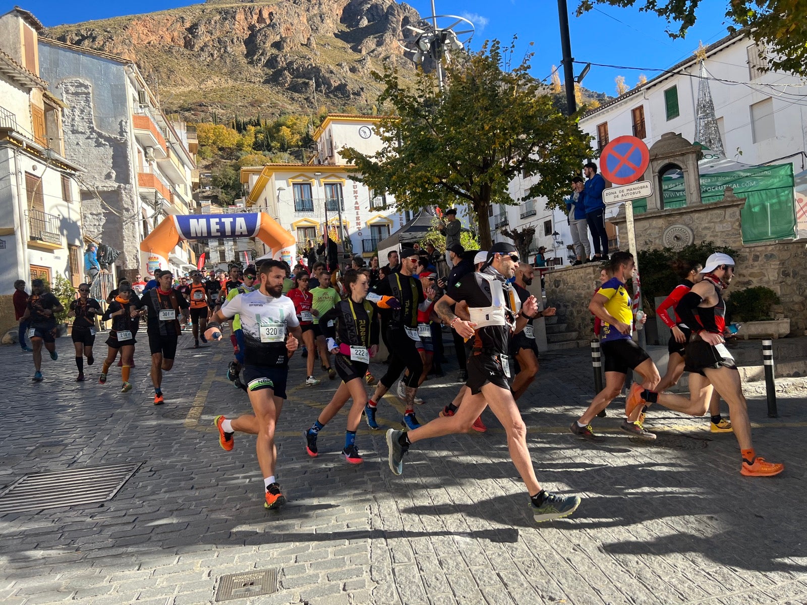 Imagen de la carrera disputada el sábado en la localidad serrana.