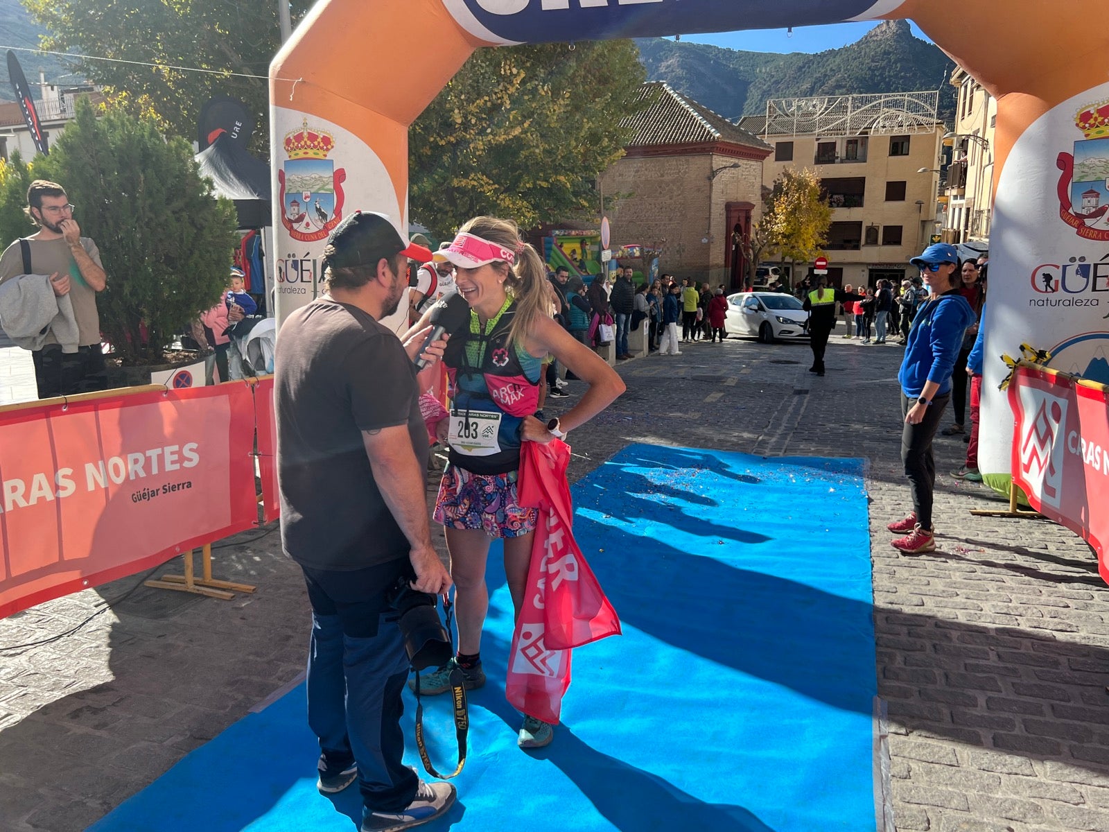 Imagen de la carrera disputada el sábado en la localidad serrana.