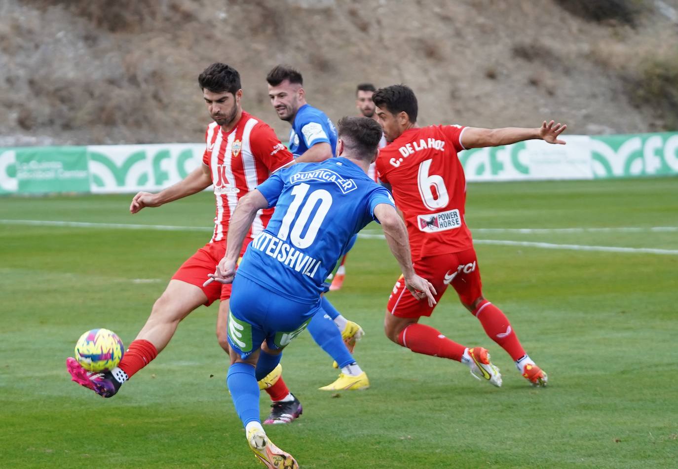 Las mejores imágenes del amistoso disputado entre el cuadro de Rubi y el conjunto austriaco.