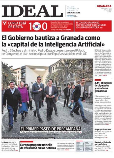 Imagen - «El Gobierno bautiza a Granada como »la capital de la inteligencia artificial«