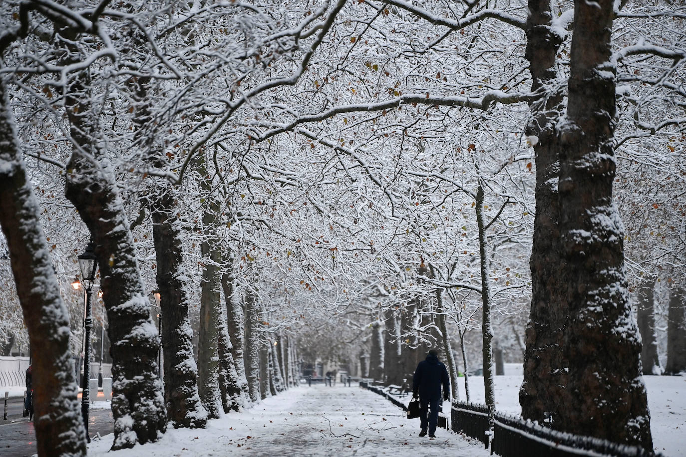 Fotos: Espectacular nevada en Londres