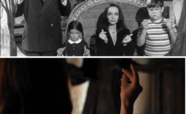 El chasquido es un elemento clásico de los Addams. 