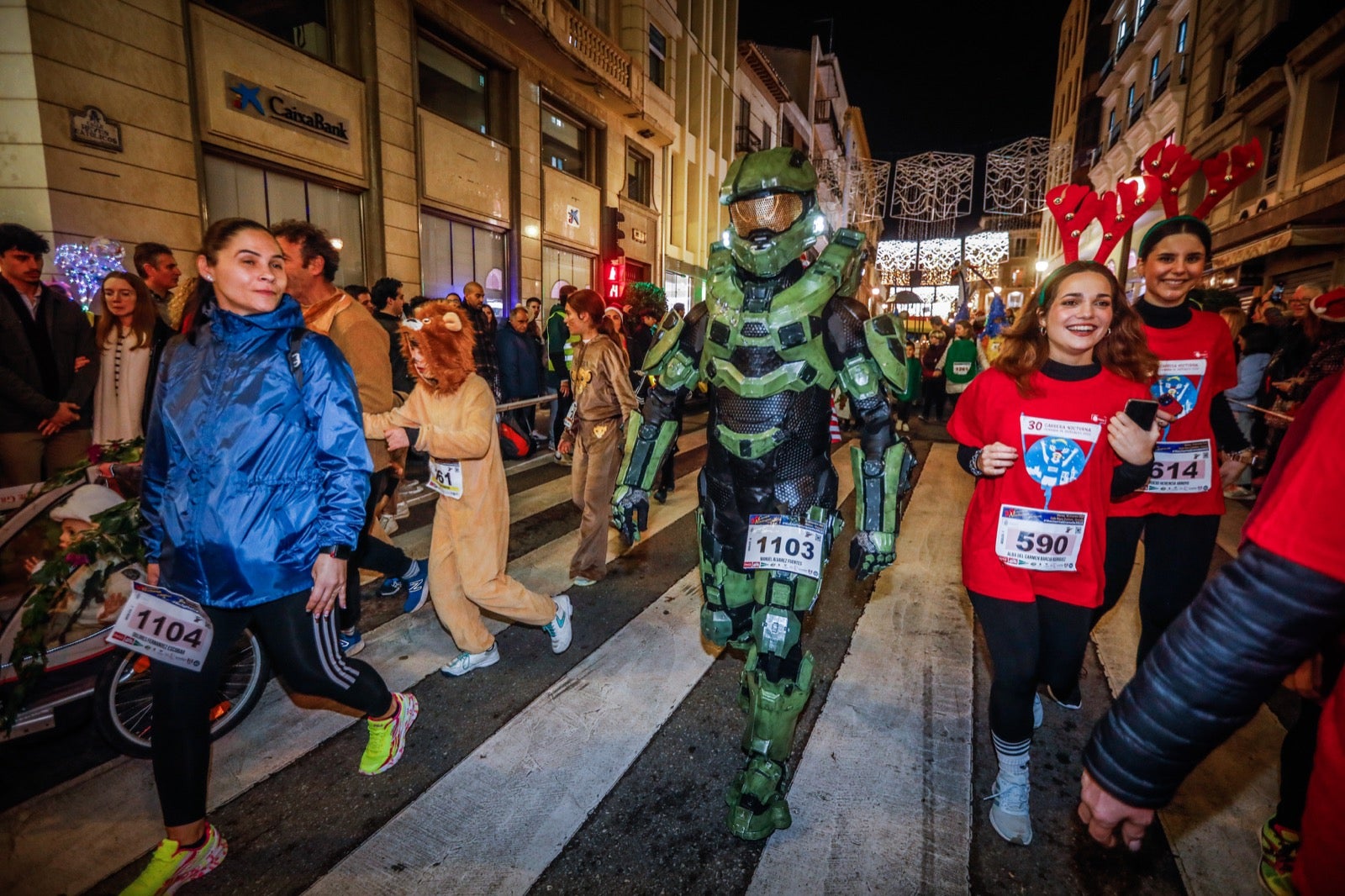 Carrera Nocturna de Disfraces de Granada. 