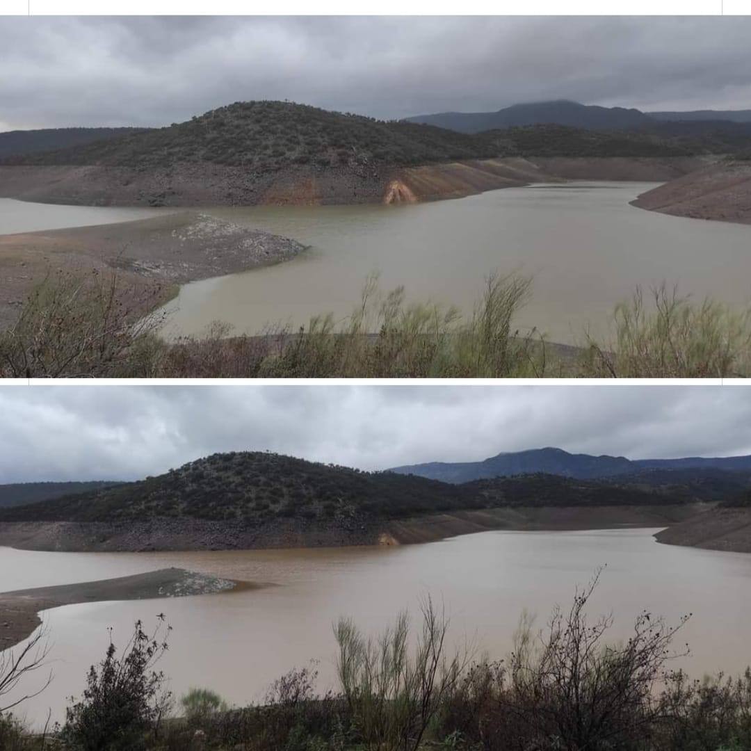 Aspecto del Rumblar este viernes y antes de las lluvias de diciembre. 