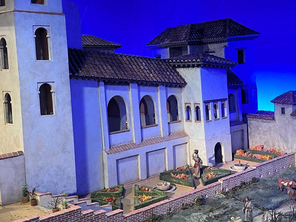 Fotos: Los mejores detalles de la Alhambra y el Generalife, &#039;belenizados&#039; por Navidad