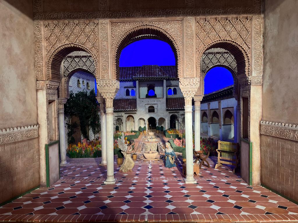Fotos: Los mejores detalles de la Alhambra y el Generalife, &#039;belenizados&#039; por Navidad