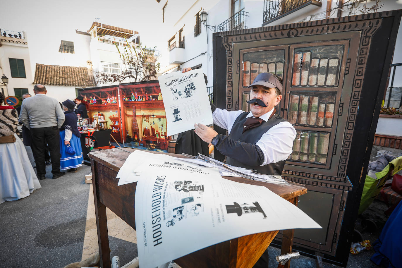 El pueblo granadino recrea una escena de la Londres victoriana a la perfección