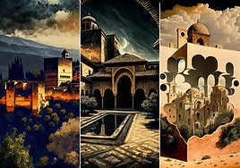 Las 22 imágenes con las que la IA redibuja Granada