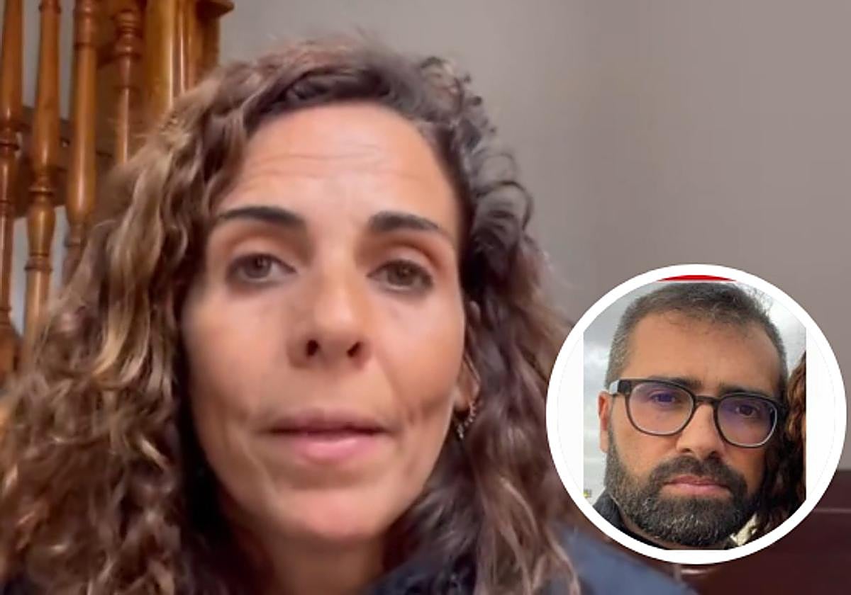 Rut Montiel, en el vídeo en el que pide auxilio.