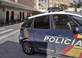 Coche de la Policía Nacional en Jaén en una imagen de archivo.
