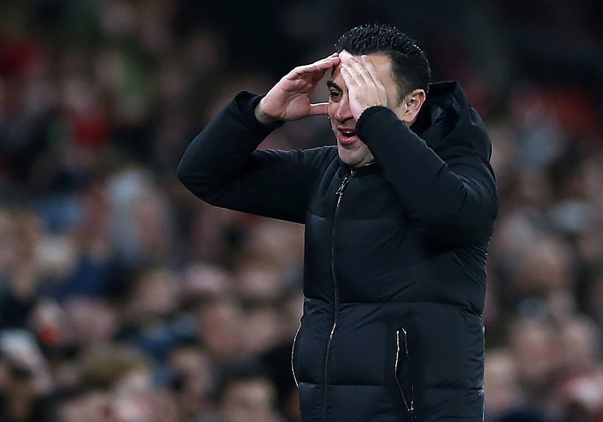 Xavi Hernández valora positivamente la trayectoria del Almería, sobre todo en casa