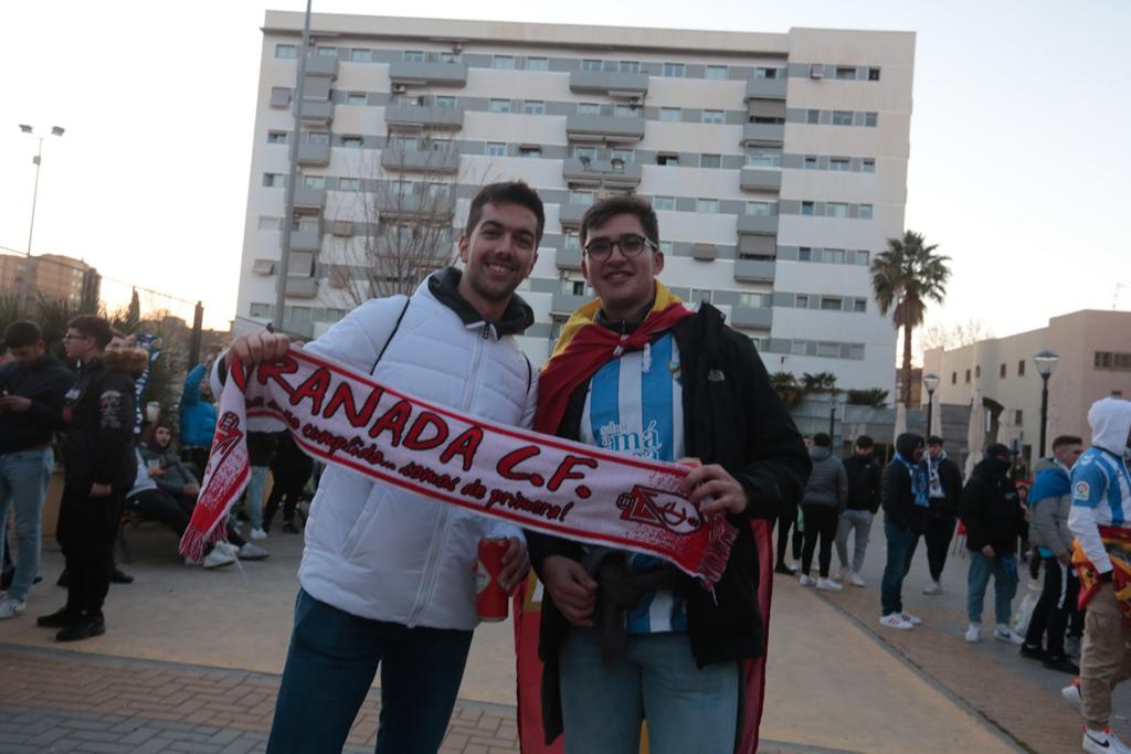 La previa del derbi andaluz entre Granada y Málaga, en imágenes
