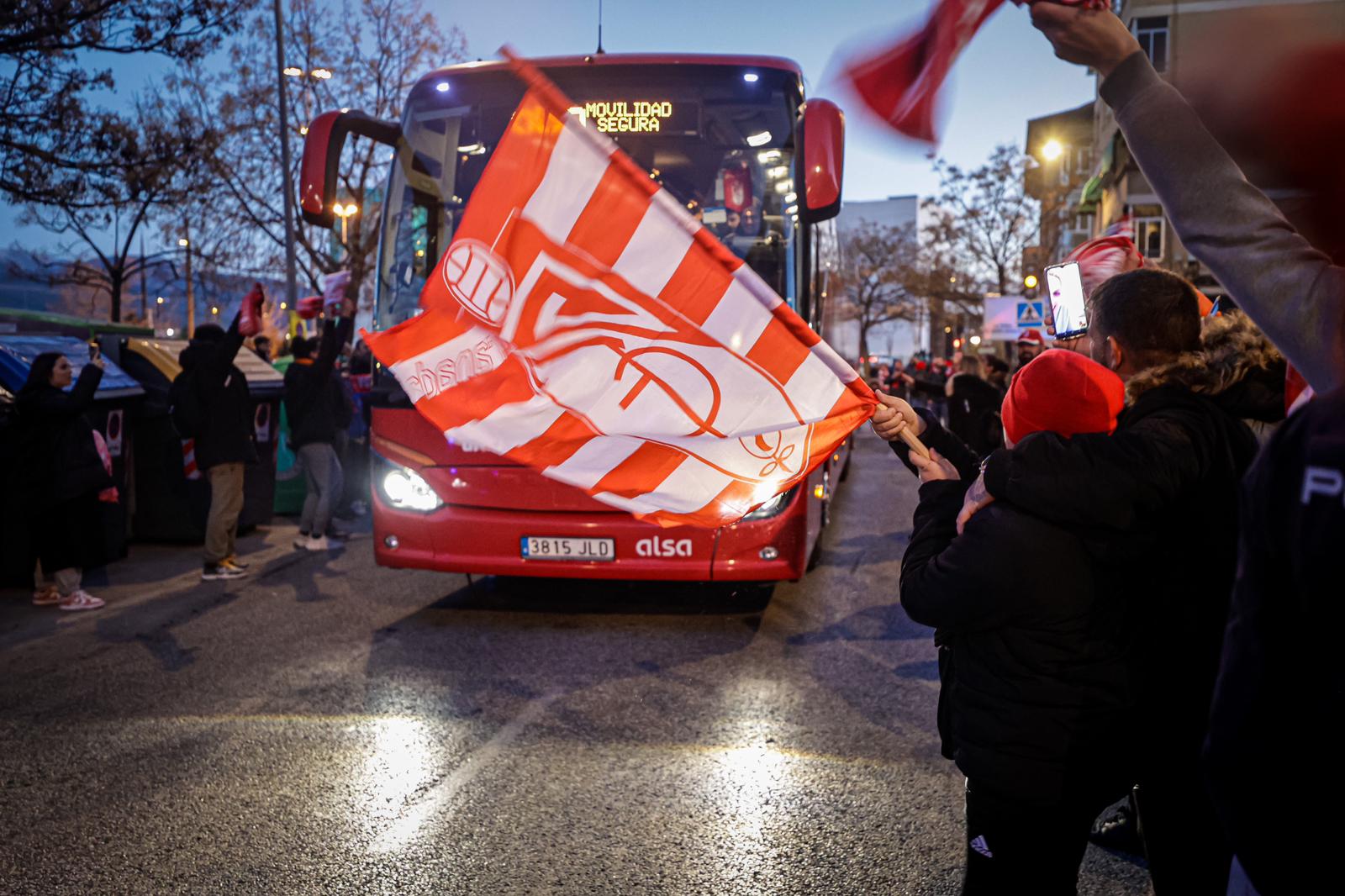 La previa del derbi andaluz entre Granada y Málaga, en imágenes