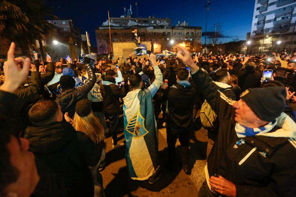 La previa del derbi andaluz entre Granada y Málaga, en imágenes