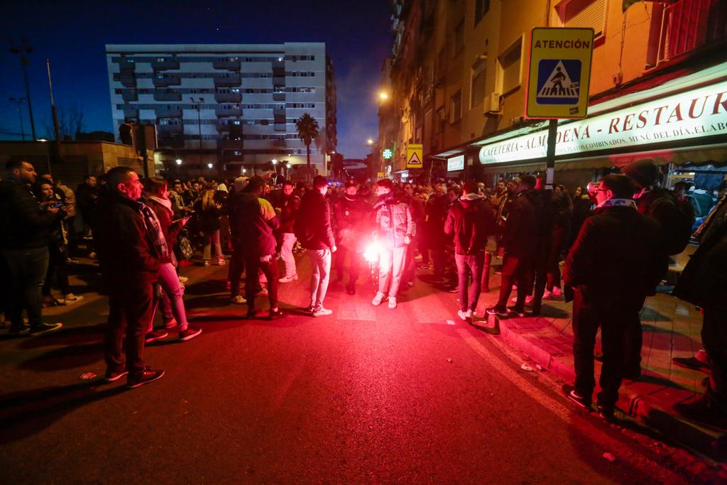 La previa del derbi andaluz entre Granada y Málaga, en imágenes