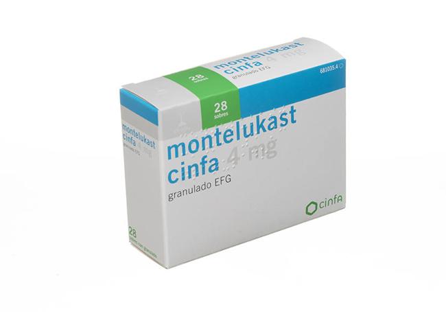 Montelukast Cinfa 4 mg granulado EFG.