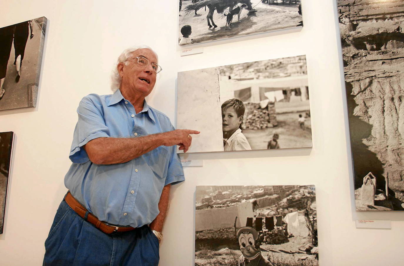El ilustre Premio Nacional de Fotografía Carlos Pérez Siquier.