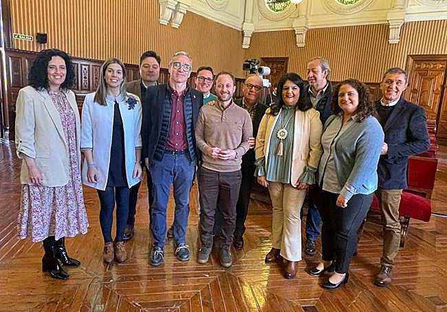 Partido Popular en el pleno de la Diputación de Jaén de este jueves.
