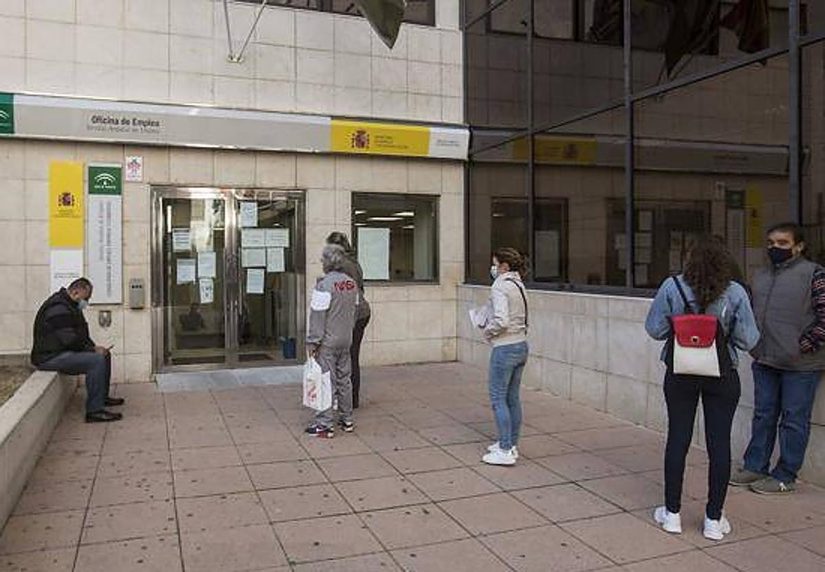 Imagen de archivo de una oficina de empleo.