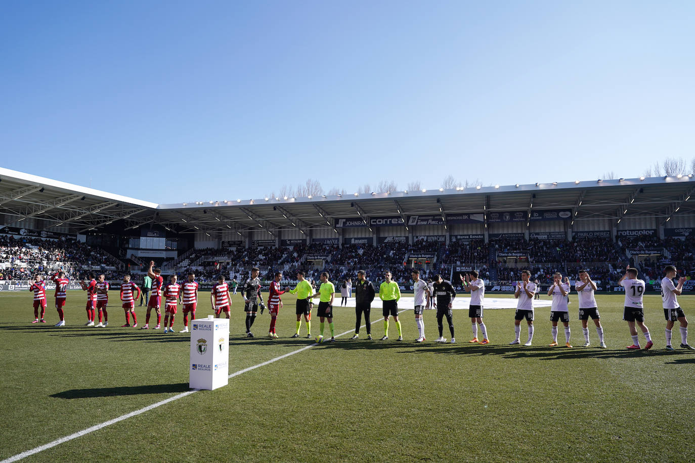 El Burgos-Granada, a pie de campo