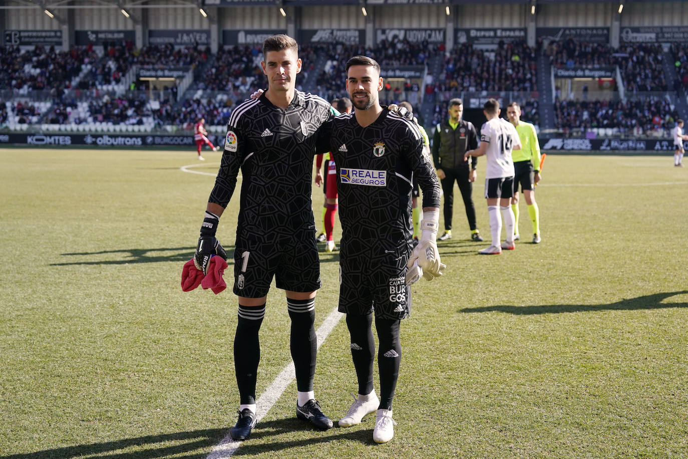 El Burgos-Granada, a pie de campo