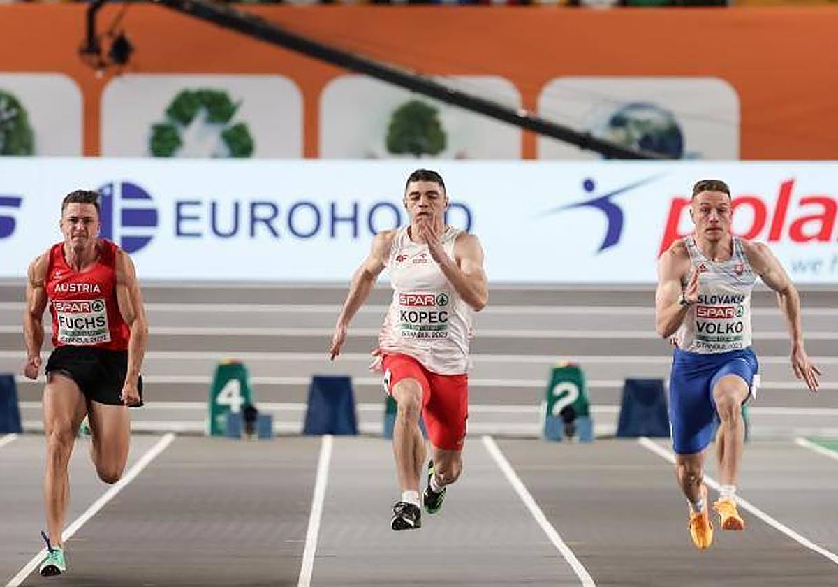 Velocistas rivales de Dani Rodríguez en su carrera.