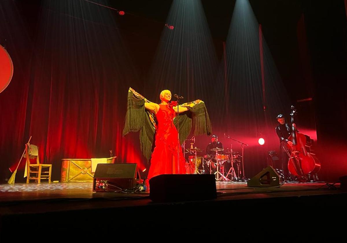 Pasión Vega, en concierto en Jaén.