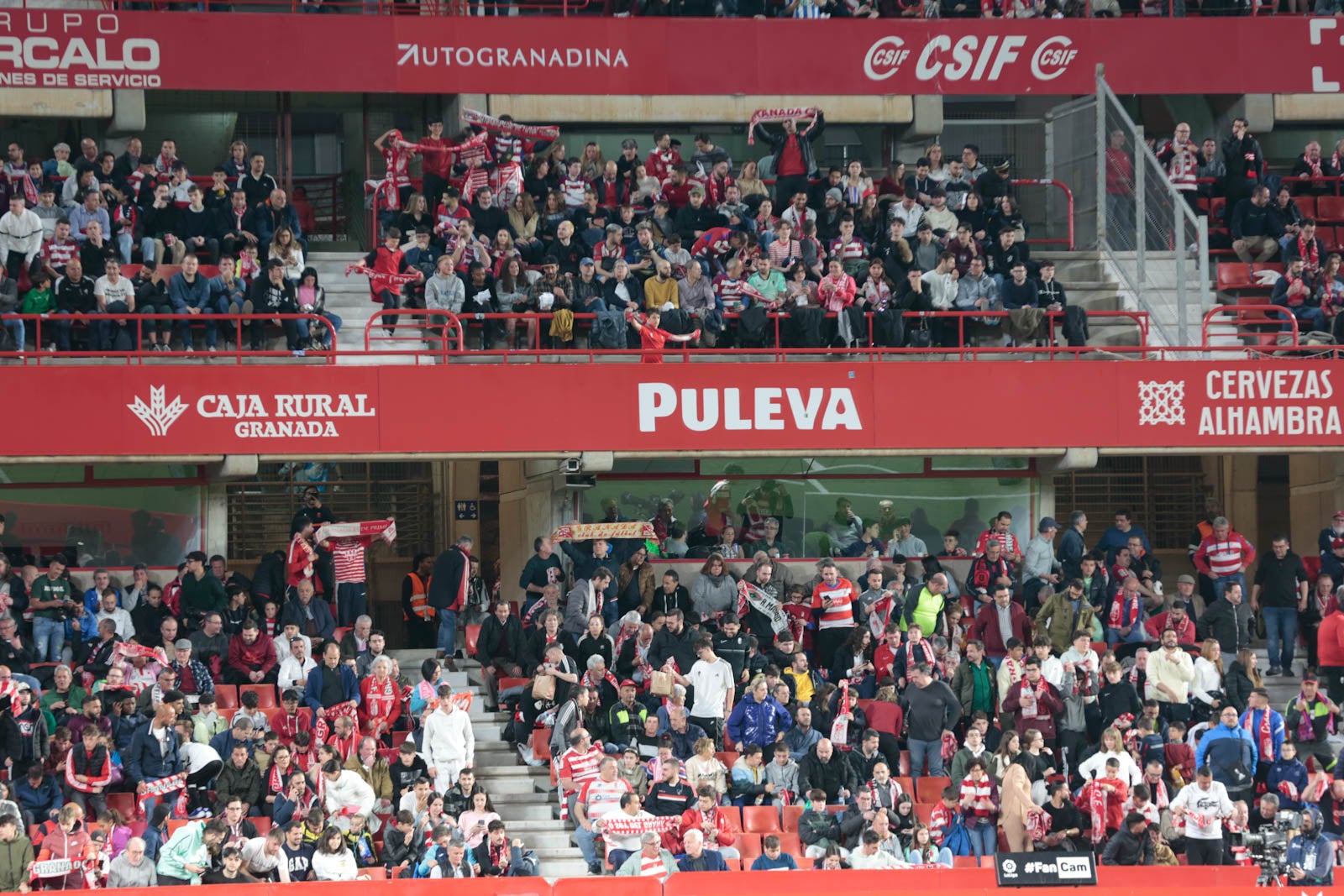 Encuéntrate en la grada en el Granada - Ponferradina