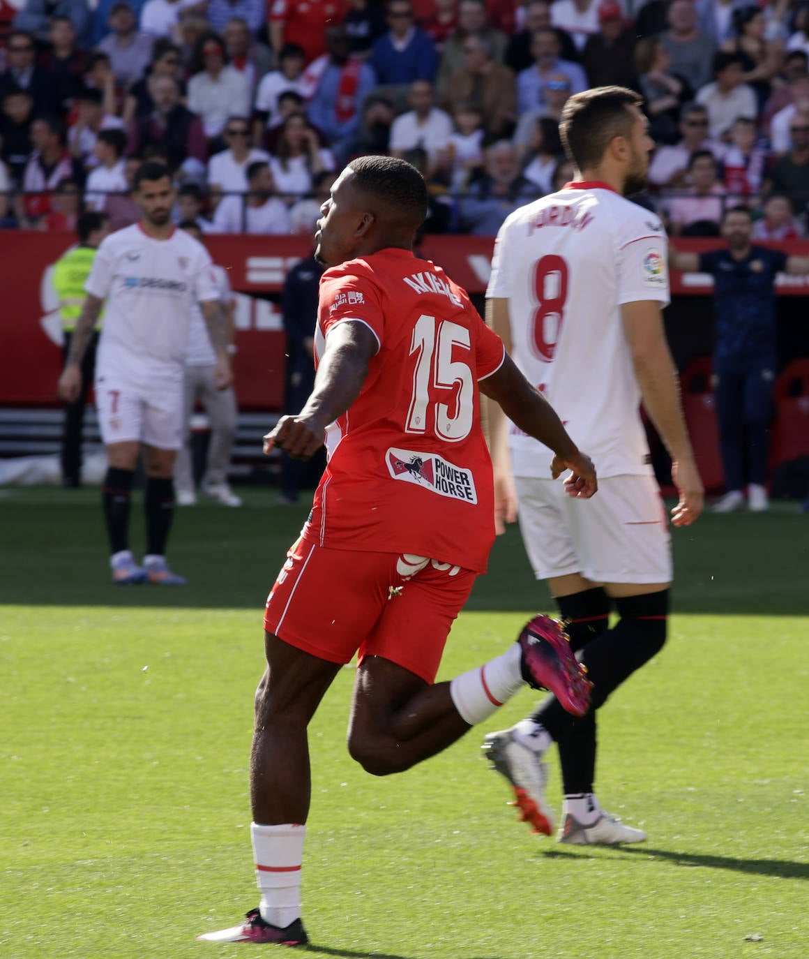 Las imágenes de la derrotas del Almería ante el Sevilla