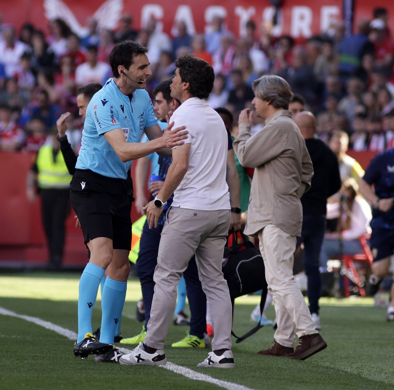 Las imágenes de la derrotas del Almería ante el Sevilla