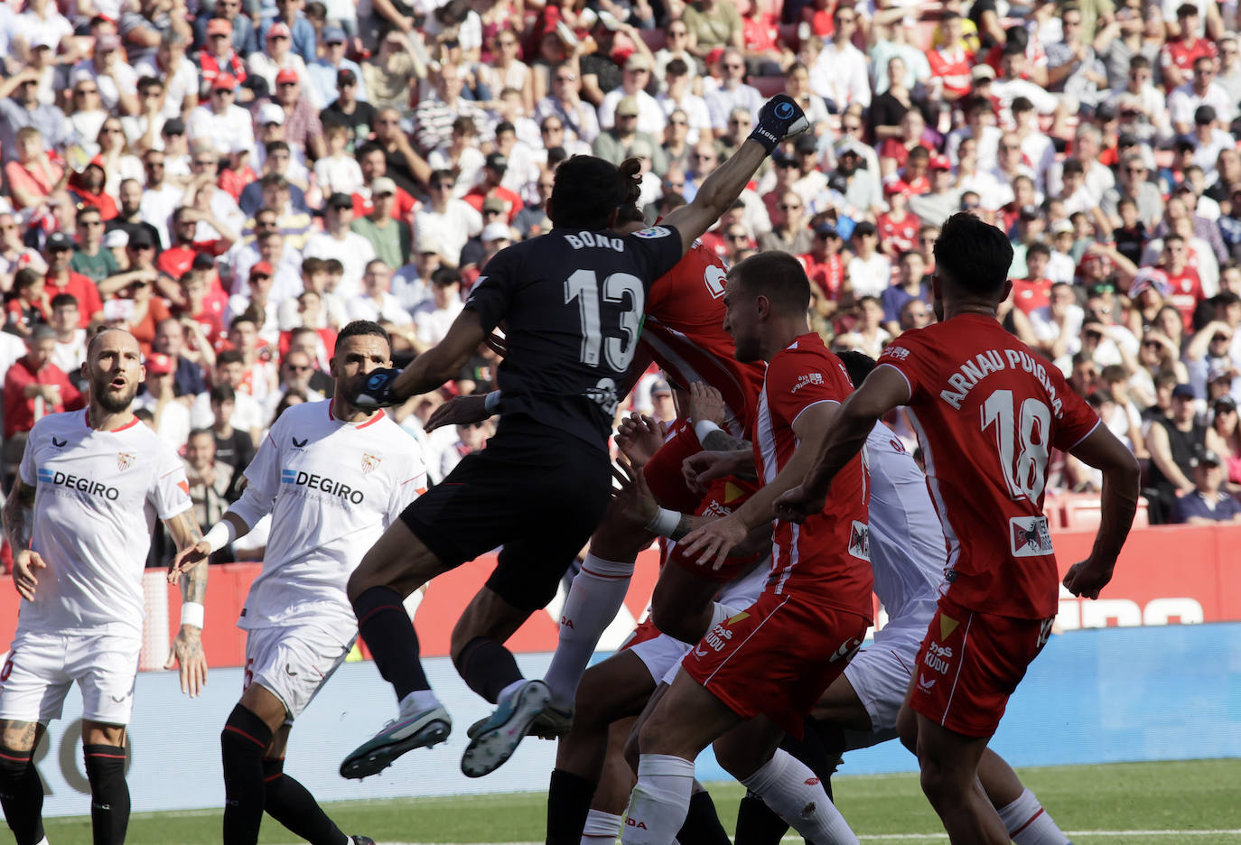 Las imágenes de la derrotas del Almería ante el Sevilla
