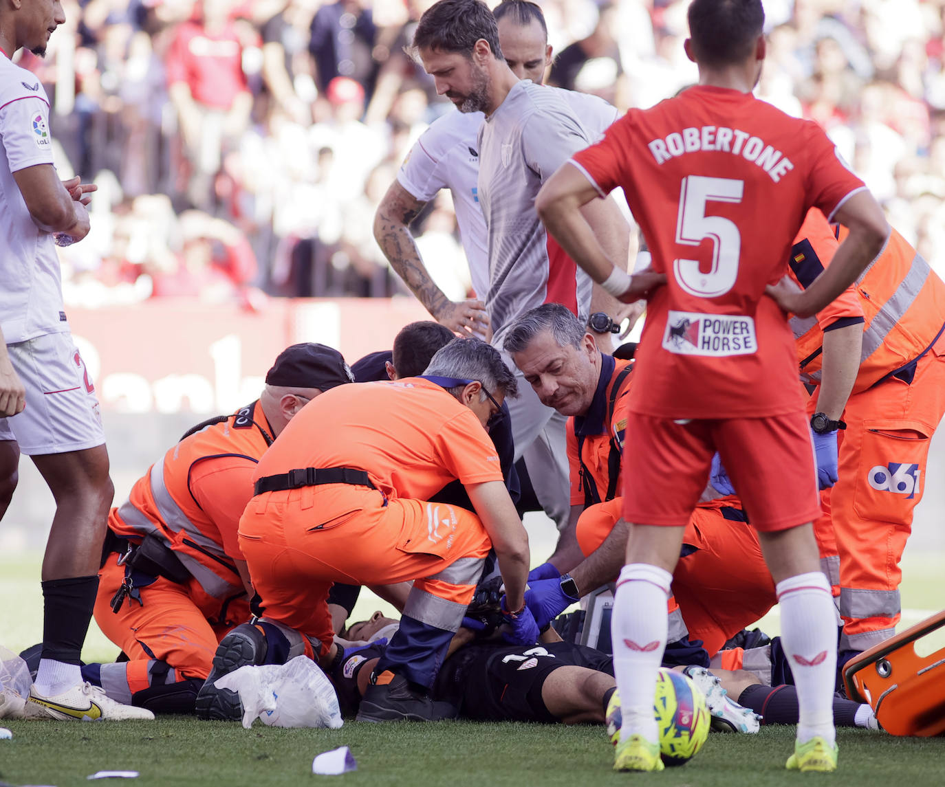 Las imágenes de la derrotas del Almería ante el Sevilla