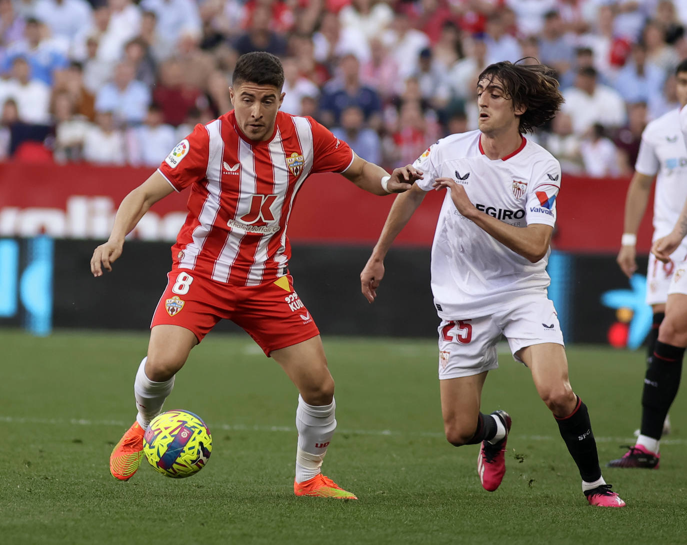 Las imágenes de la derrotas del Almería ante el Sevilla