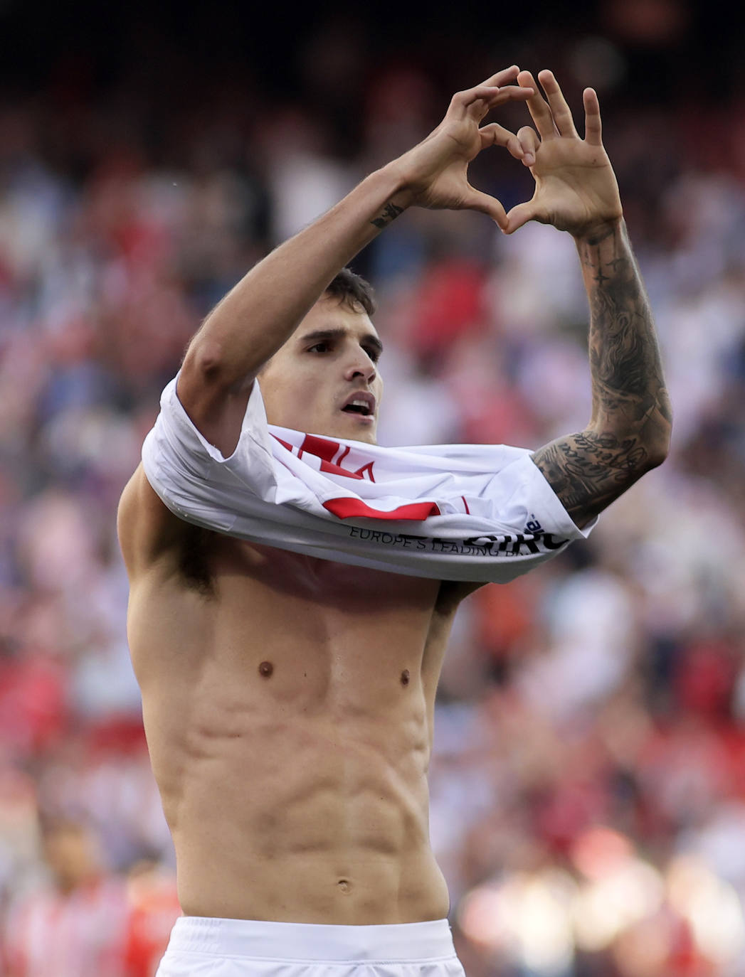 Las imágenes de la derrotas del Almería ante el Sevilla