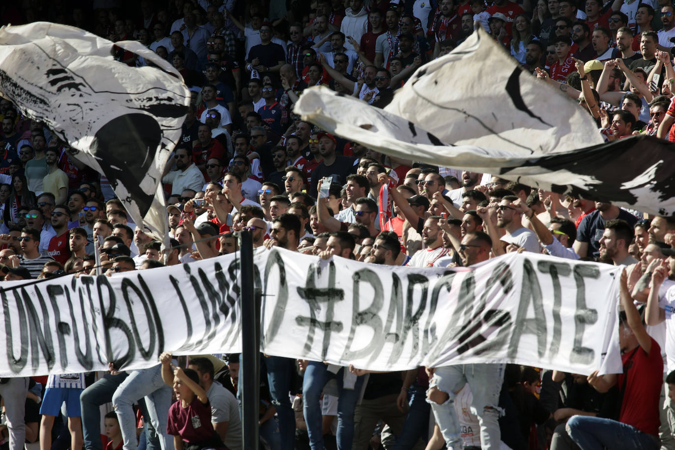 Las imágenes de la derrotas del Almería ante el Sevilla