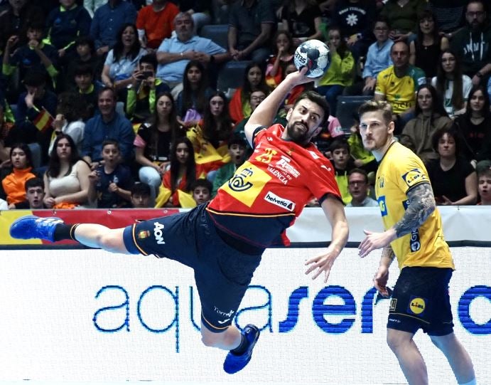 Imagen secundaria 1 - Suecia logra romper la magia del Olivo Arena